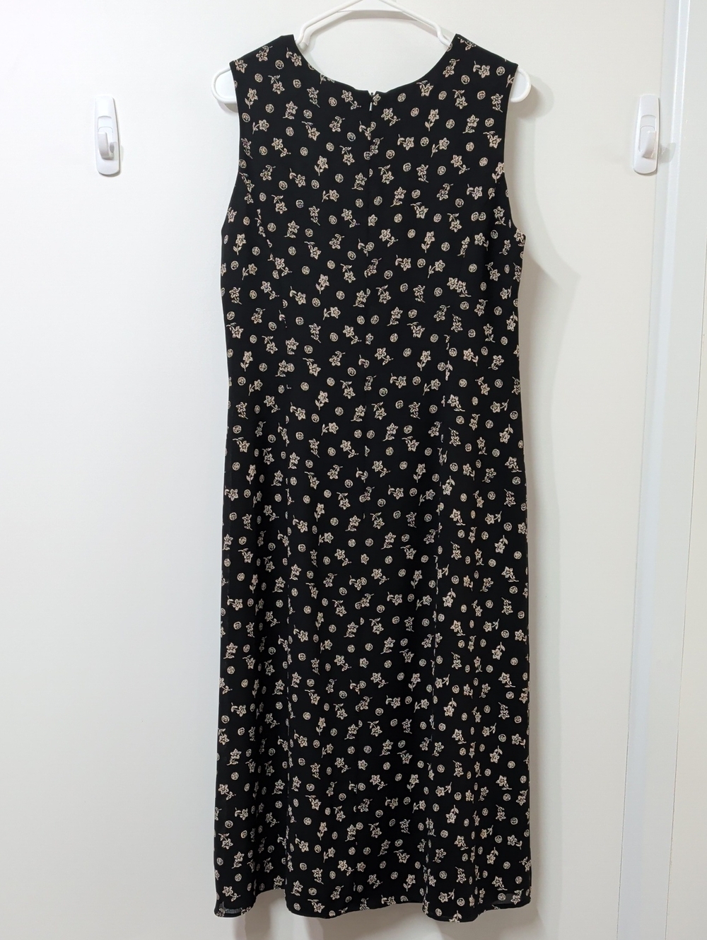 Vintage Pendleton Floral Ditsy Sleeveless Midi Dress Size 10 - Picture 5 of 6